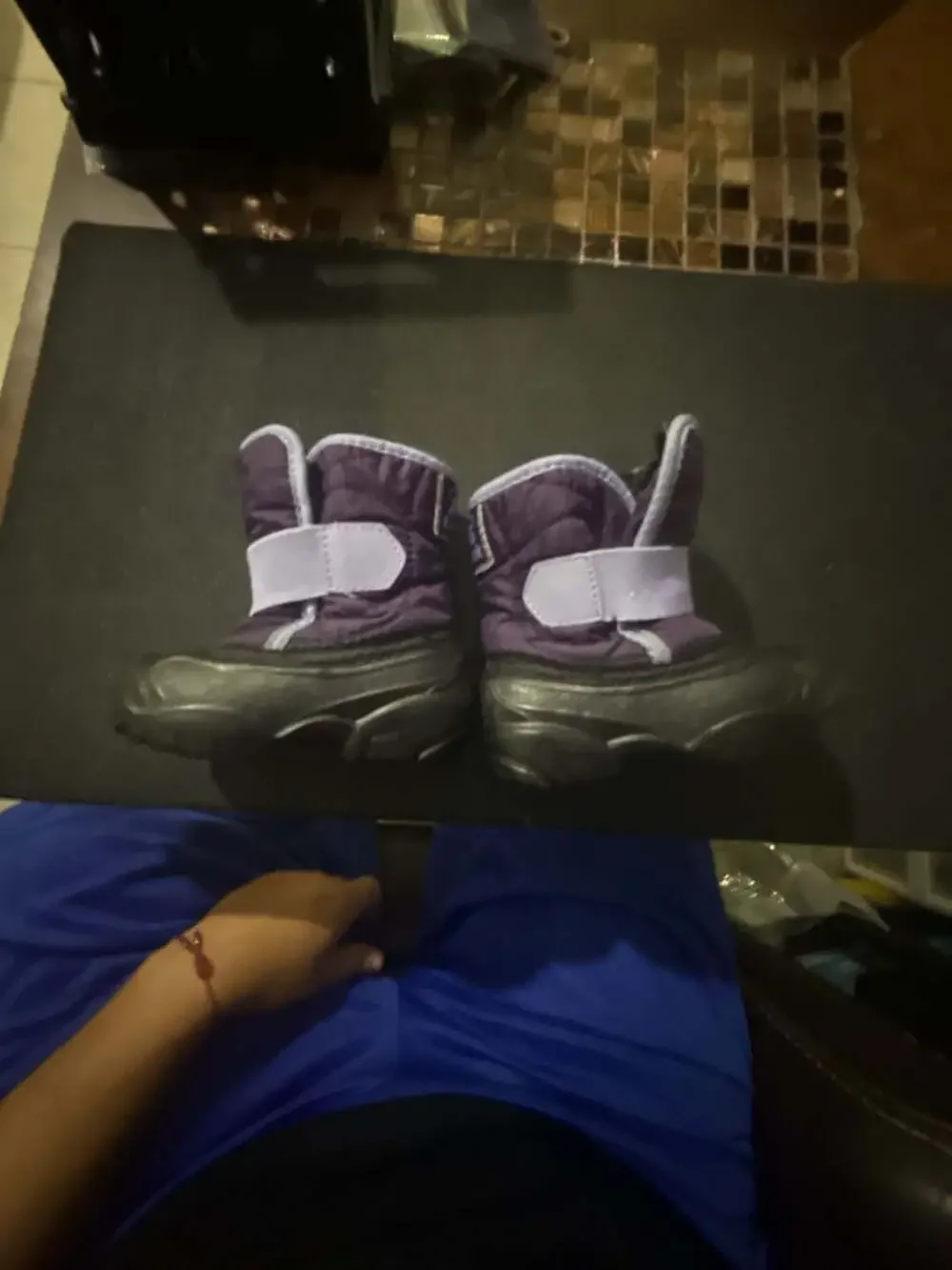 Kamik Snowbug Winter Snow Boots for Toddlers in Purple